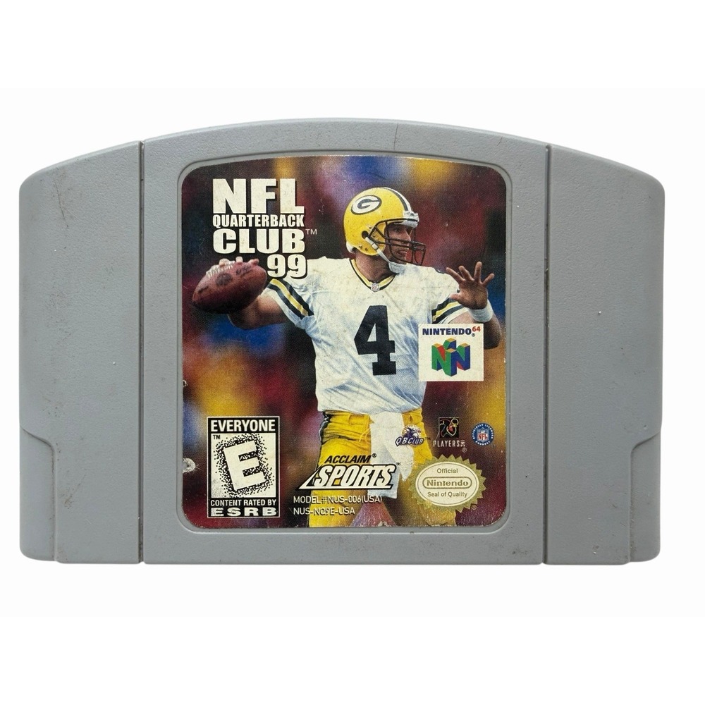 NFL Quarterback Club 99 Nintendo 64 Cartridge‎ Only